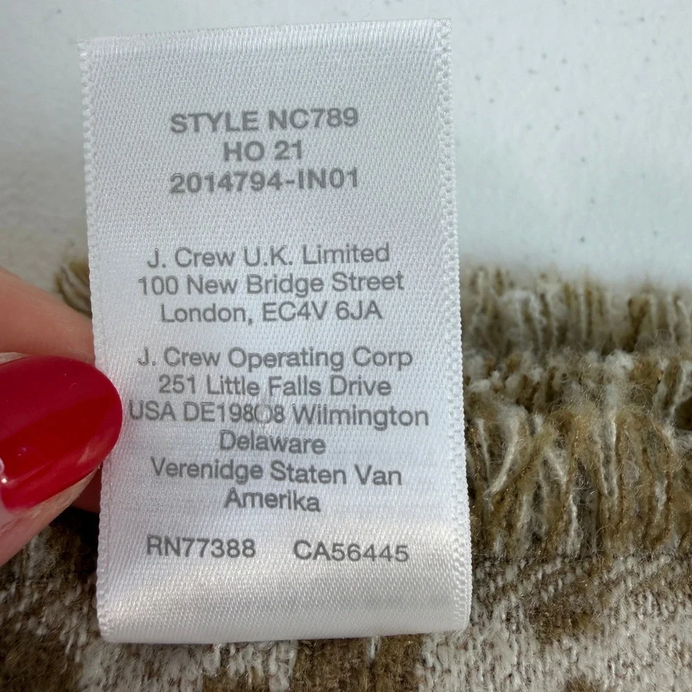 Bandana‎ Scarf in Mini Cheetah Print Fringed Edge Large Square Cozy Warm Beige